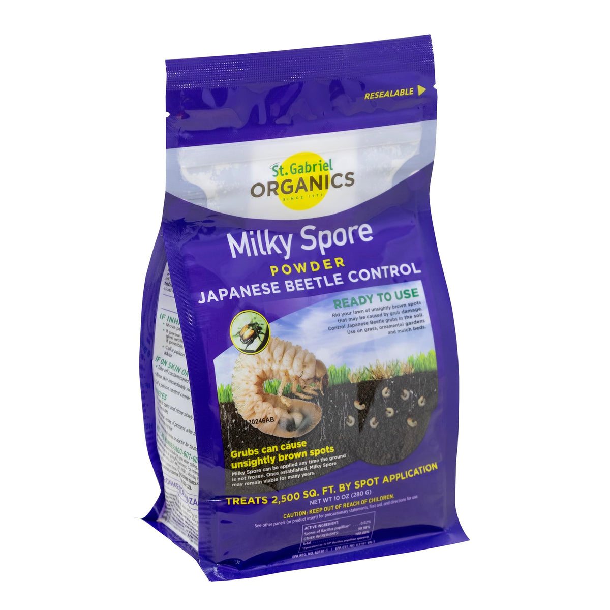 Milky Spore Powder Grub Control, 10oz L848