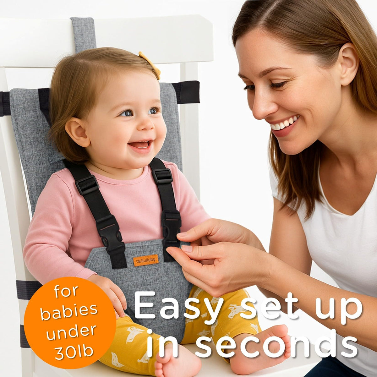 Compact Travel High Chair Portable Baby Harness Seat S273886