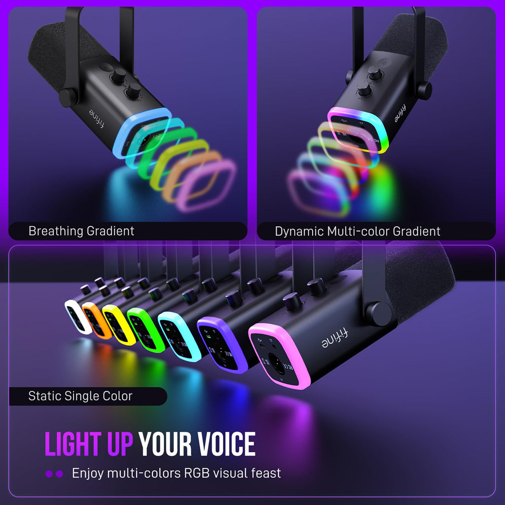 Dynamic XLR/USB Gaming Microphone Set J368612