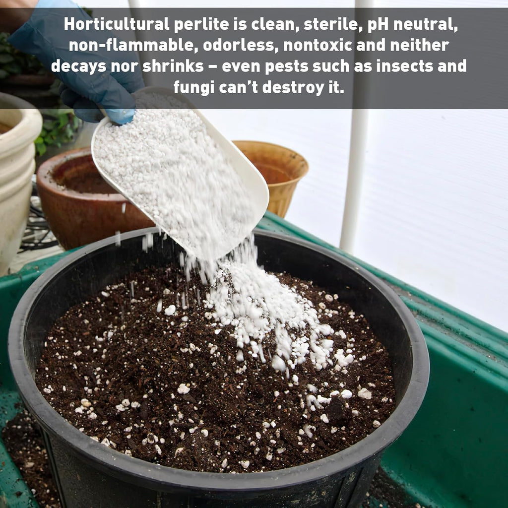 Perlite Horticultural Medium Grade Soil Additive 4 Cubic Feet 1 Bag T158911