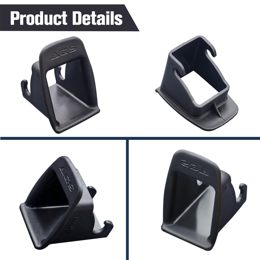 4Pcs Black Car Seat Latch Guides M47905
