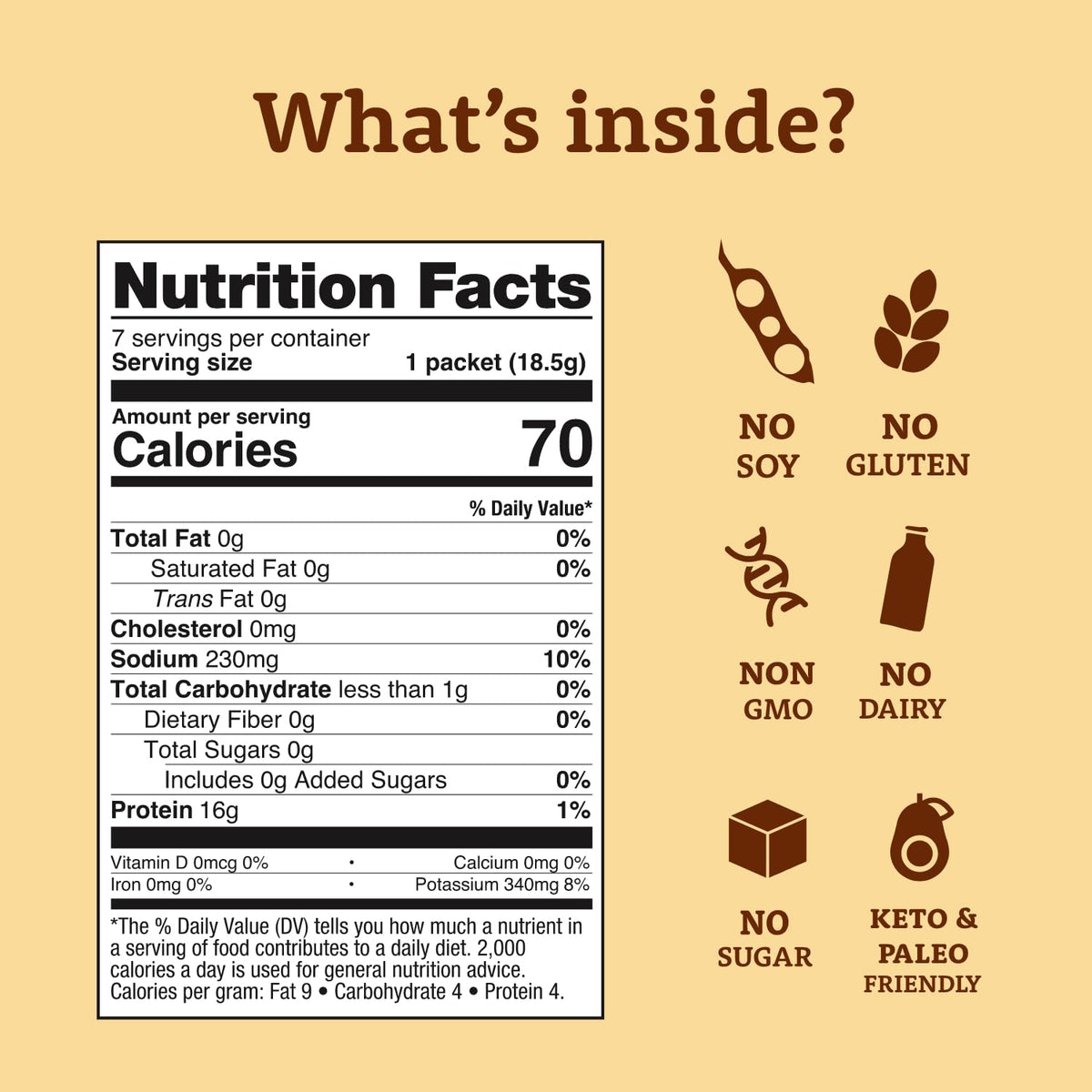 Bone Broth Packets Variety Pack 3 Boxes 21 Servings P549