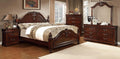 Cherry Wood Low Post Bed California King O607