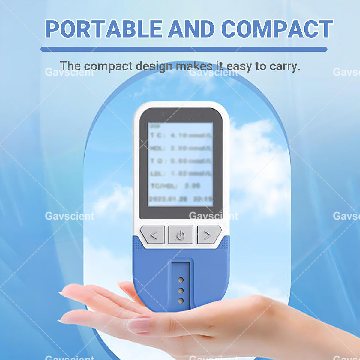 5 in 1 Lipid Test Meter Cholesterol Monitor Kit with 25 Strips R63346