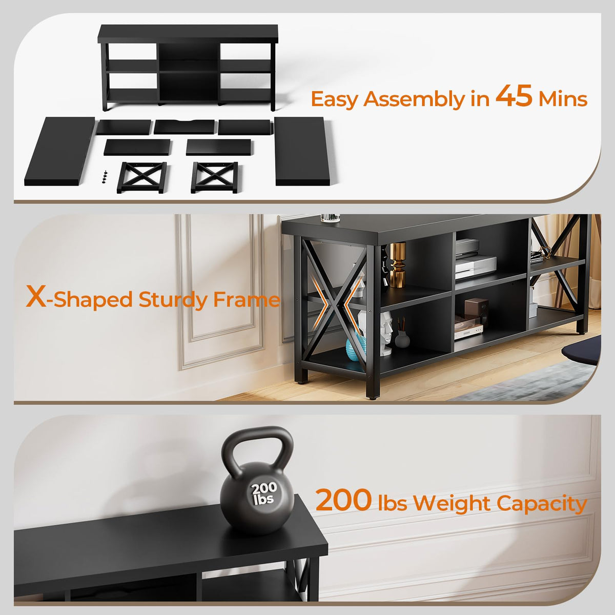 TV Stand for 65 in TV Z15499