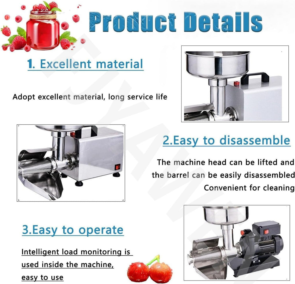 450w Stainless Steel Electric Tomato Strainer Machine A362801