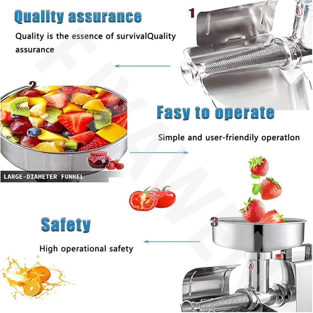 450w Stainless Steel Electric Tomato Strainer Machine A362801