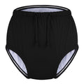 Reusable Waterproof Leakproof Swim Diaper Black 10-12Years X33851