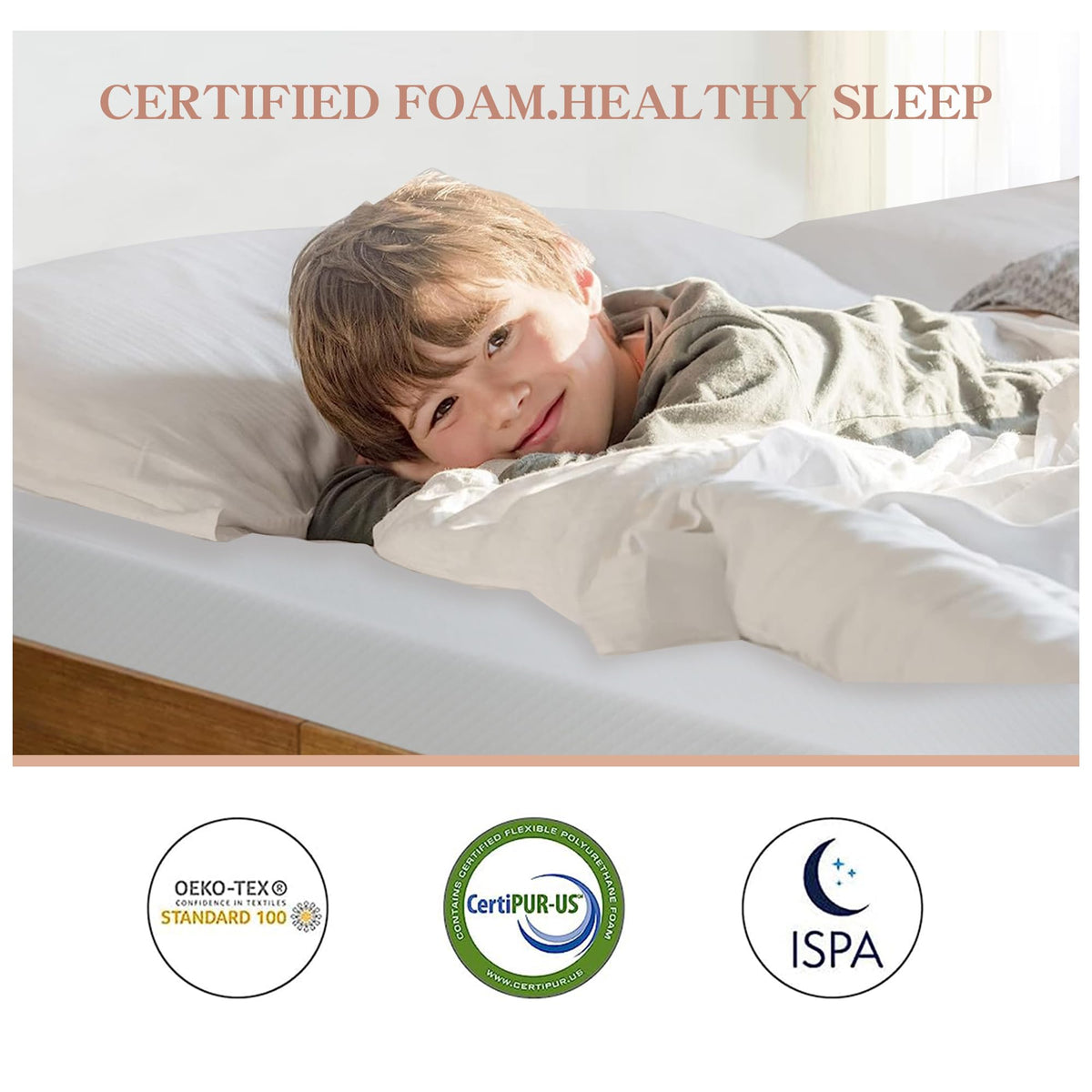5 inch Gel Memory Foam Twin Mattress B70736