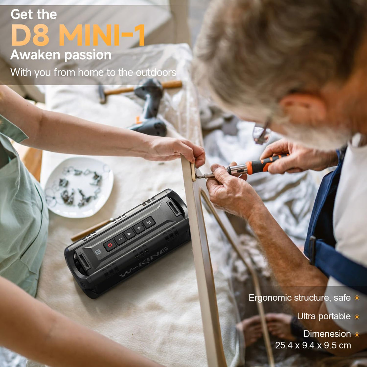 Portable Bluetooth Speaker 60W Waterproof S640