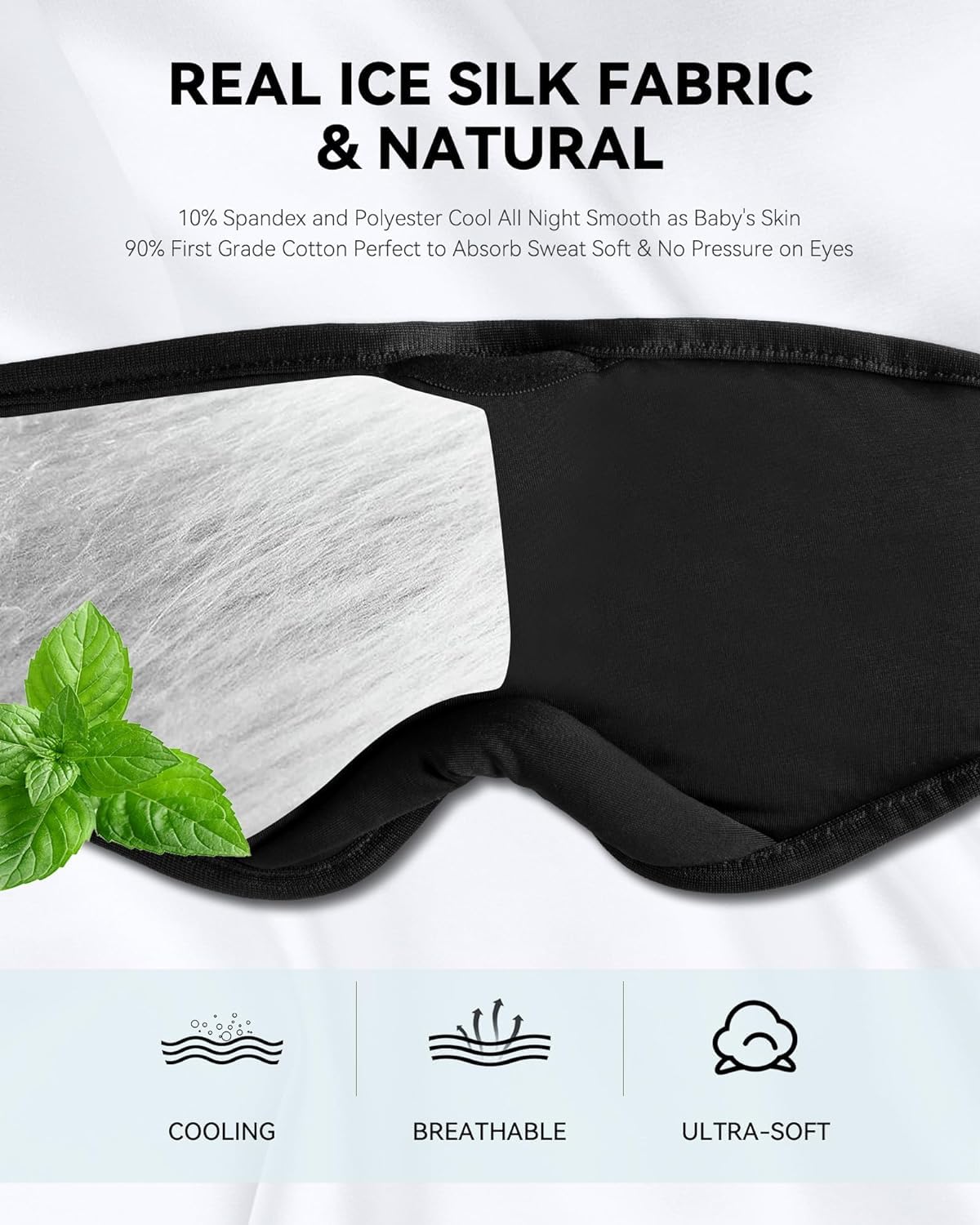Bluetooth Sleep Headphones Eye Mask Headband K792280