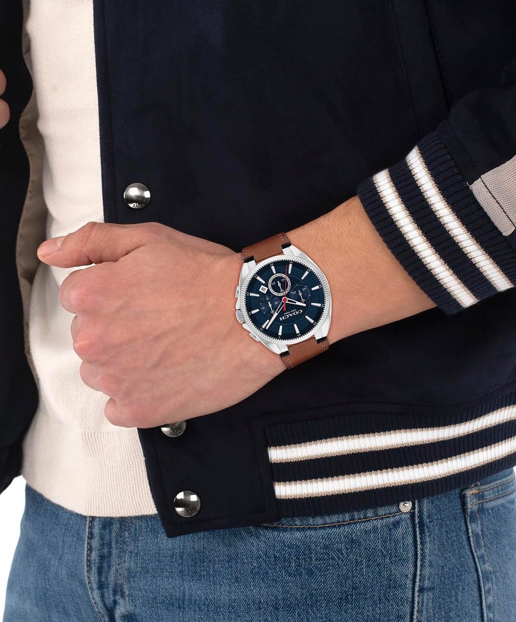 Men's Chronograph Water Resistant Watch V254