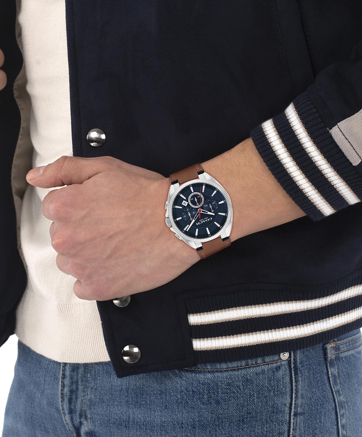 Men's Chronograph Water Resistant Watch V254