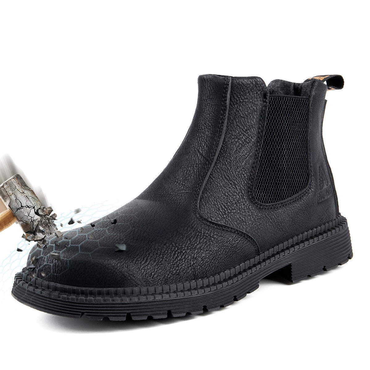 Slip On Steel Toe Work Boots X417421