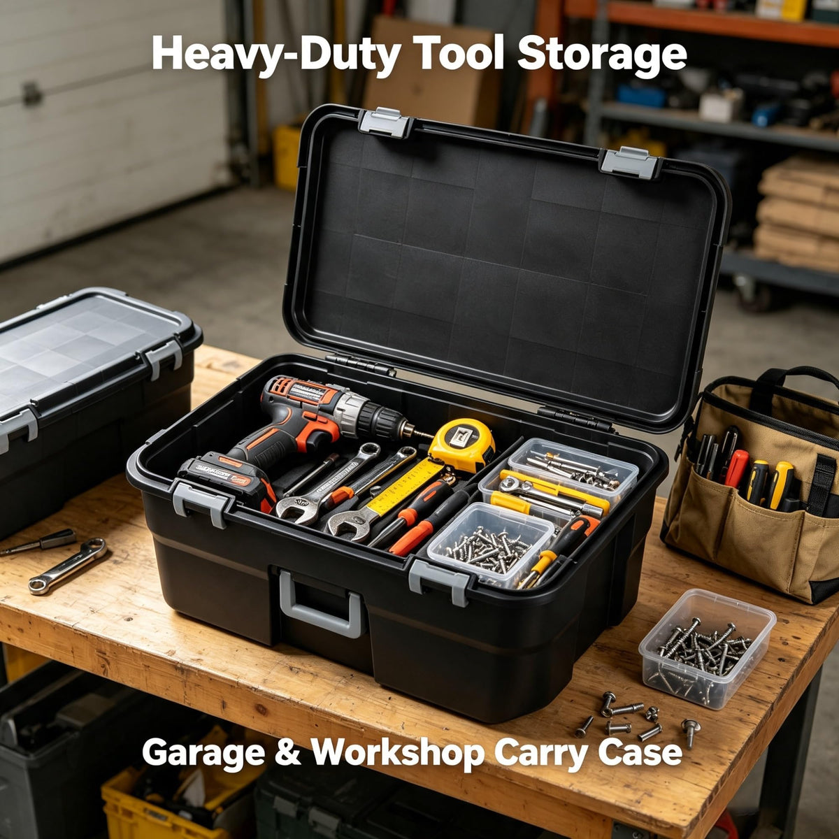 22 Gallon Lockable Wheeled Plastic Storage Trunk T191