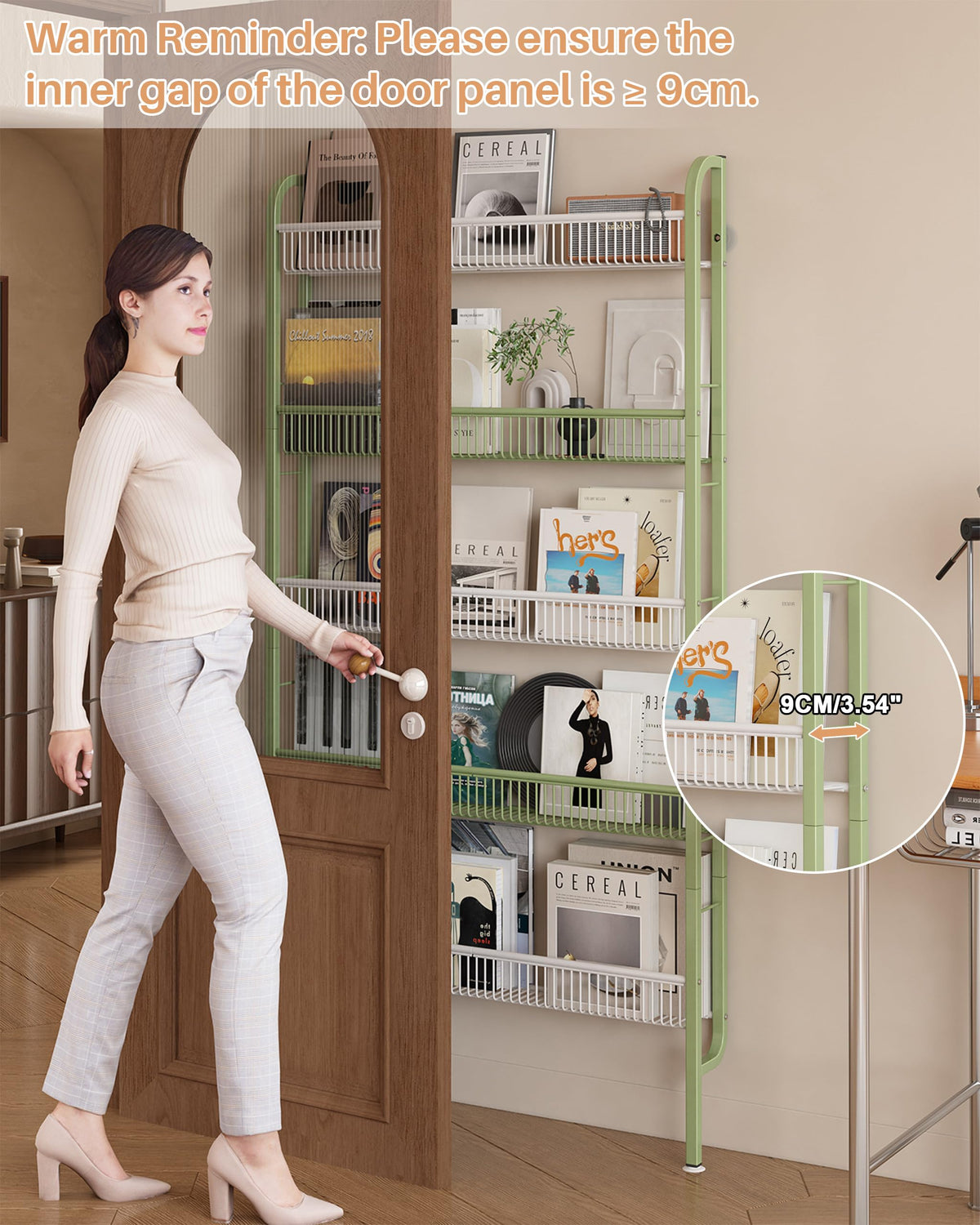 Narrow 5-Tier Bathroom Storage Rack T6186
