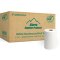 White 1-Ply Hardwound Paper Towels, 6 Rolls T33254