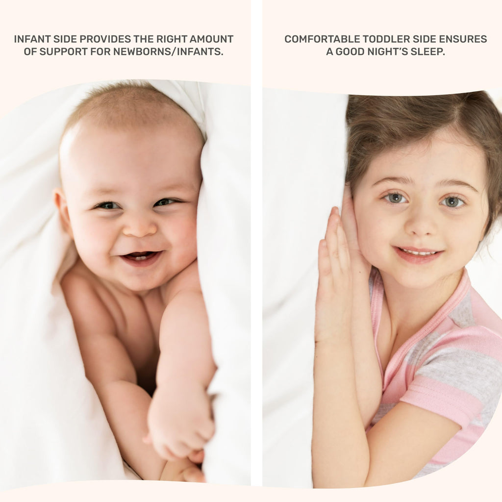 Baby Crib Mattress, Reversible, Waterproof Cover, 52" x 28" x 5" M1284