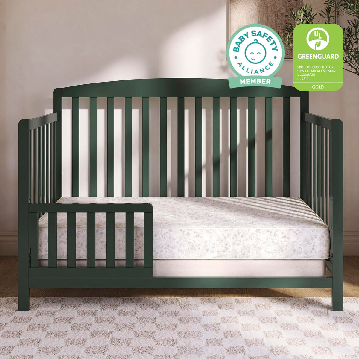 Baby Crib Mattress, Reversible, Waterproof Cover, 52" x 28" x 5" M1284