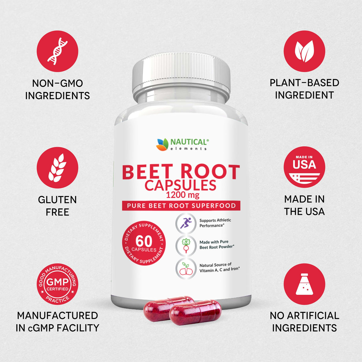Beet Root Powder Capsules U3730