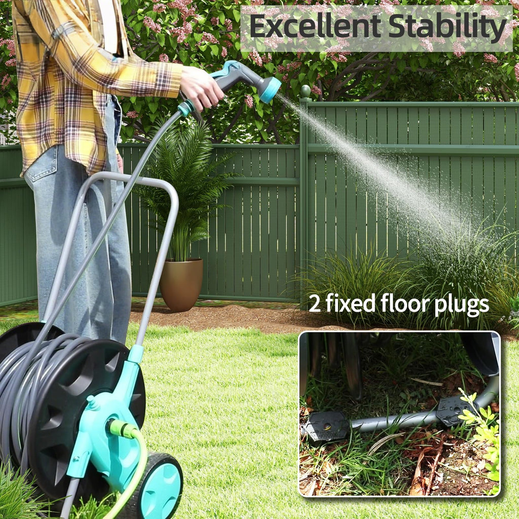 Garden Hose Reel Cart E35595
