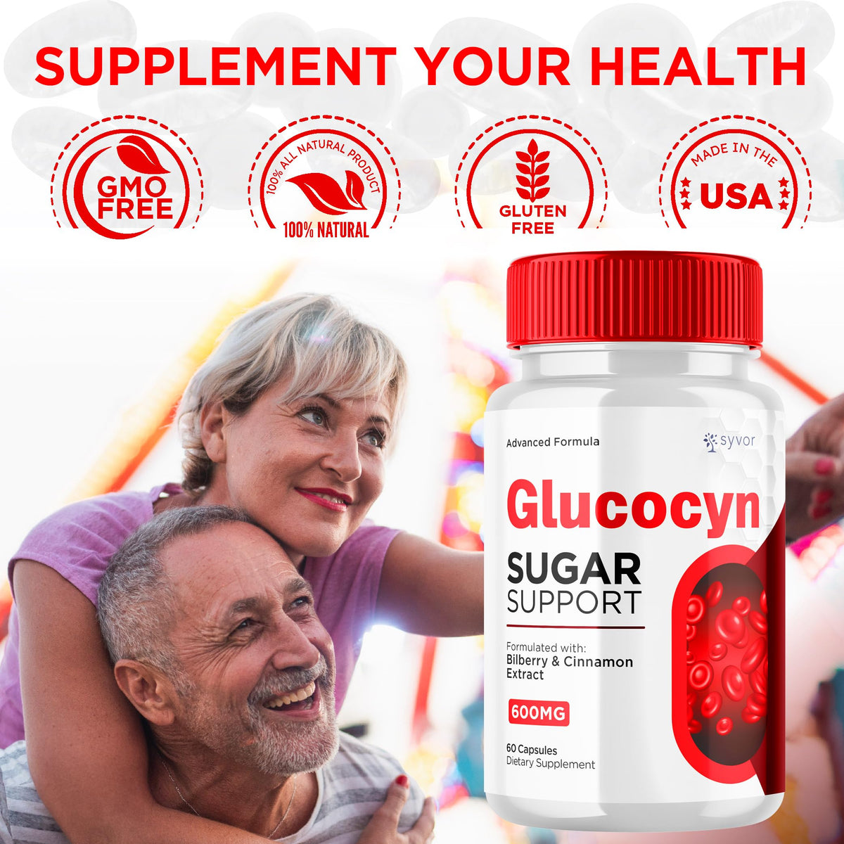 Glucocyn Capsules 180 Capsules N1434