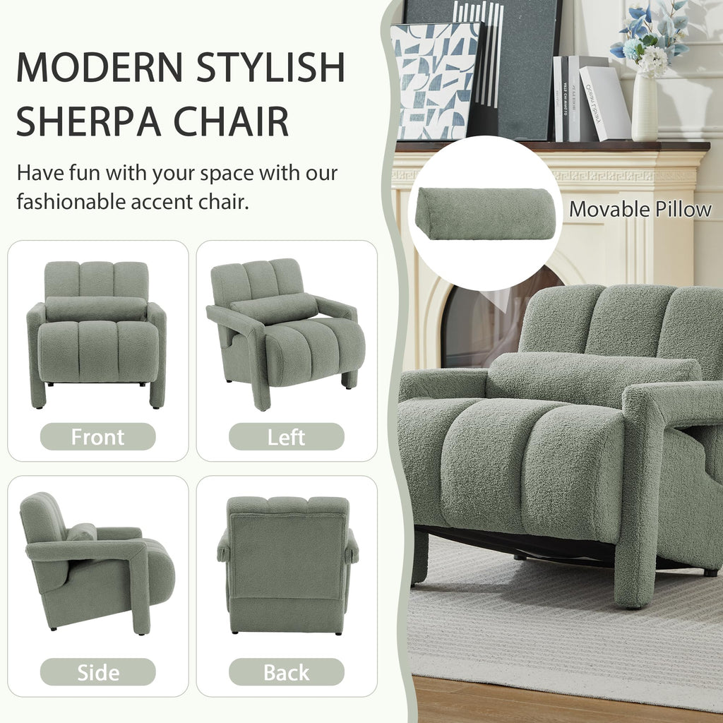 Green Accent Chair Set of 2 A785