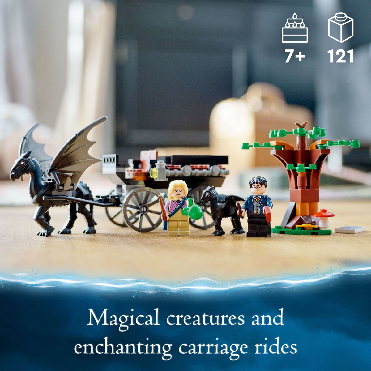 Building Toy Set with 2 Winged Horse Figures and Minifigure S898