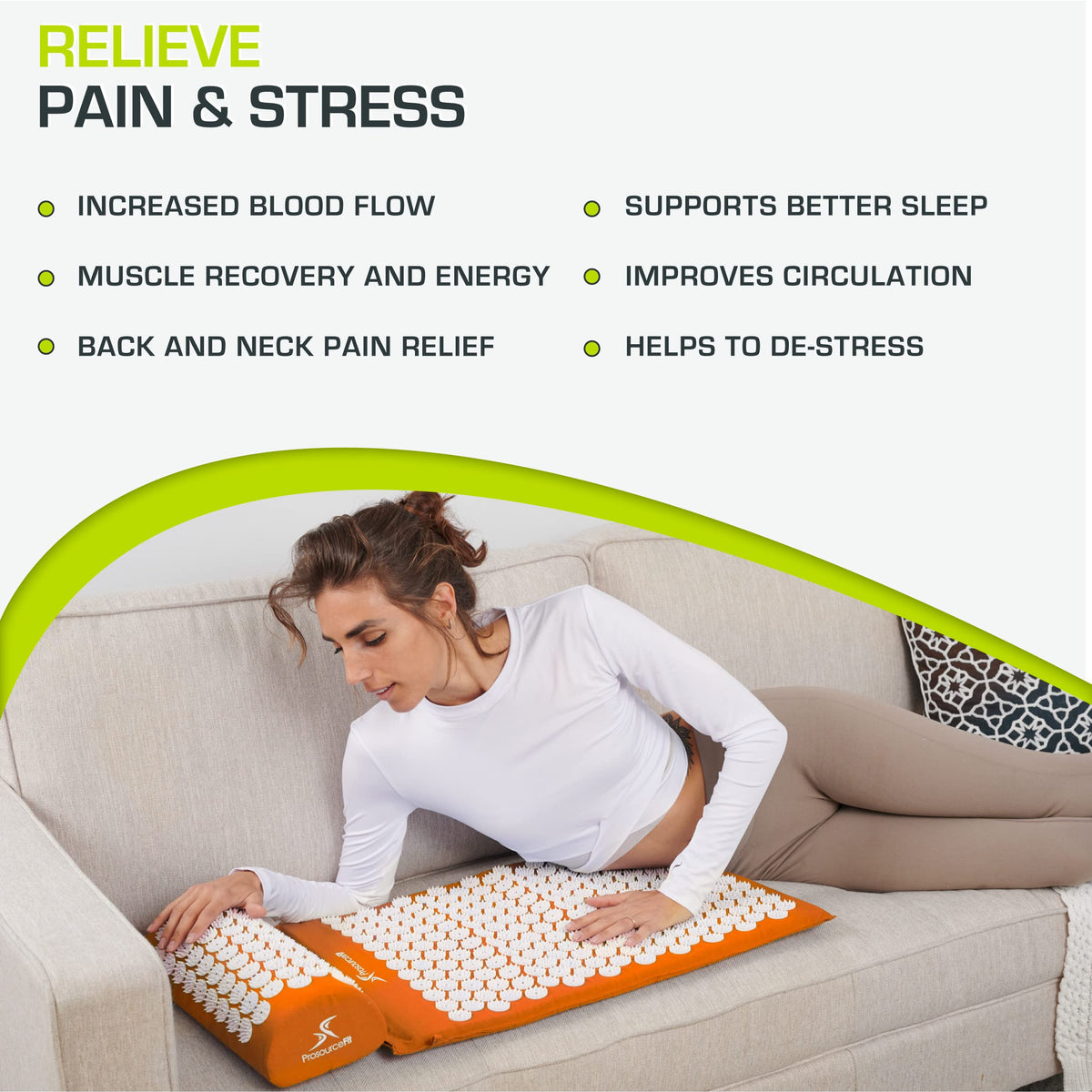 Acupressure Mat and Pillow Set C39548