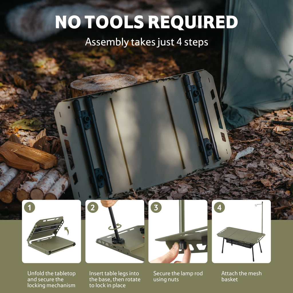 Adjustable Height Camping Table B522322
