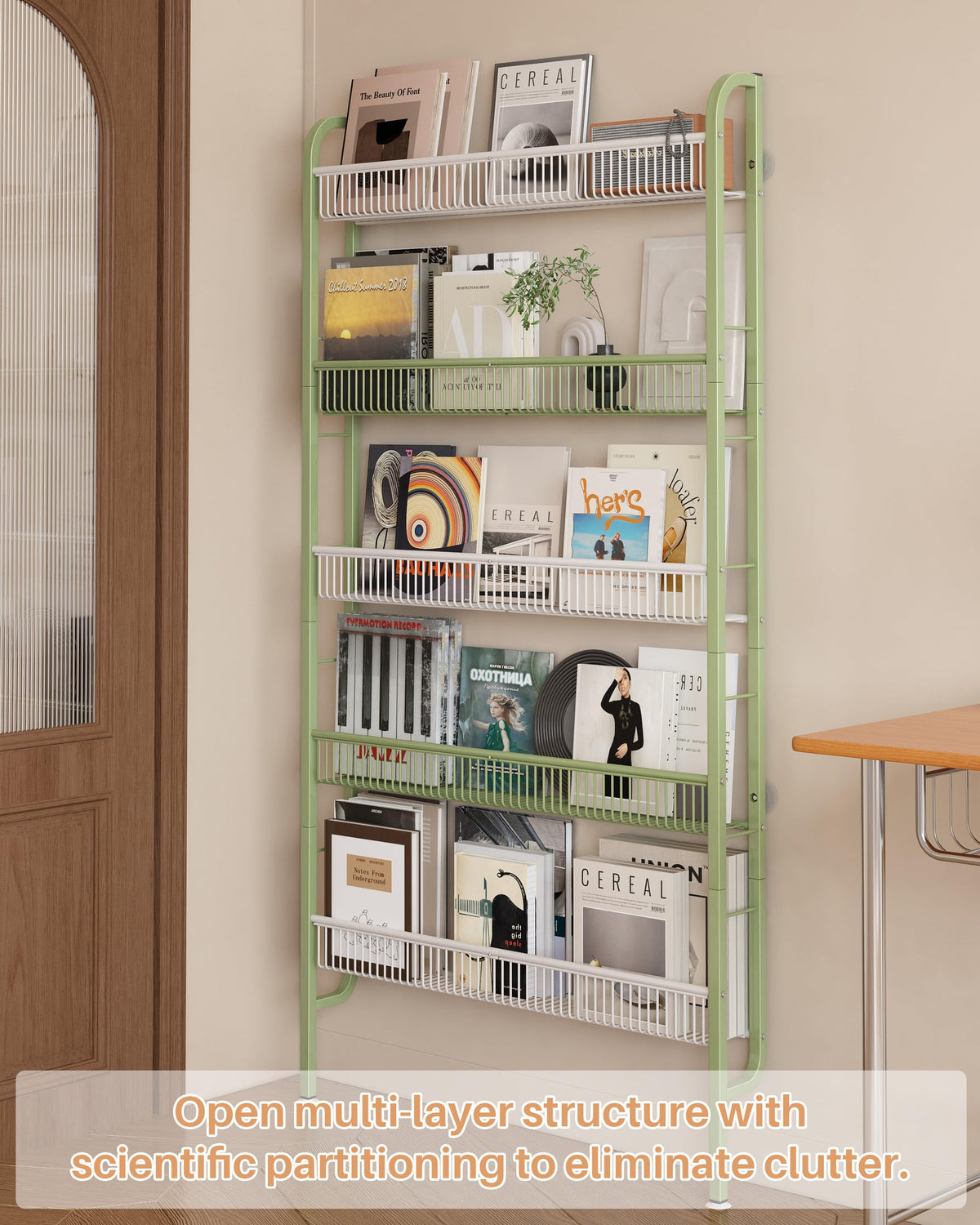 Narrow 5-Tier Bathroom Storage Rack T6186