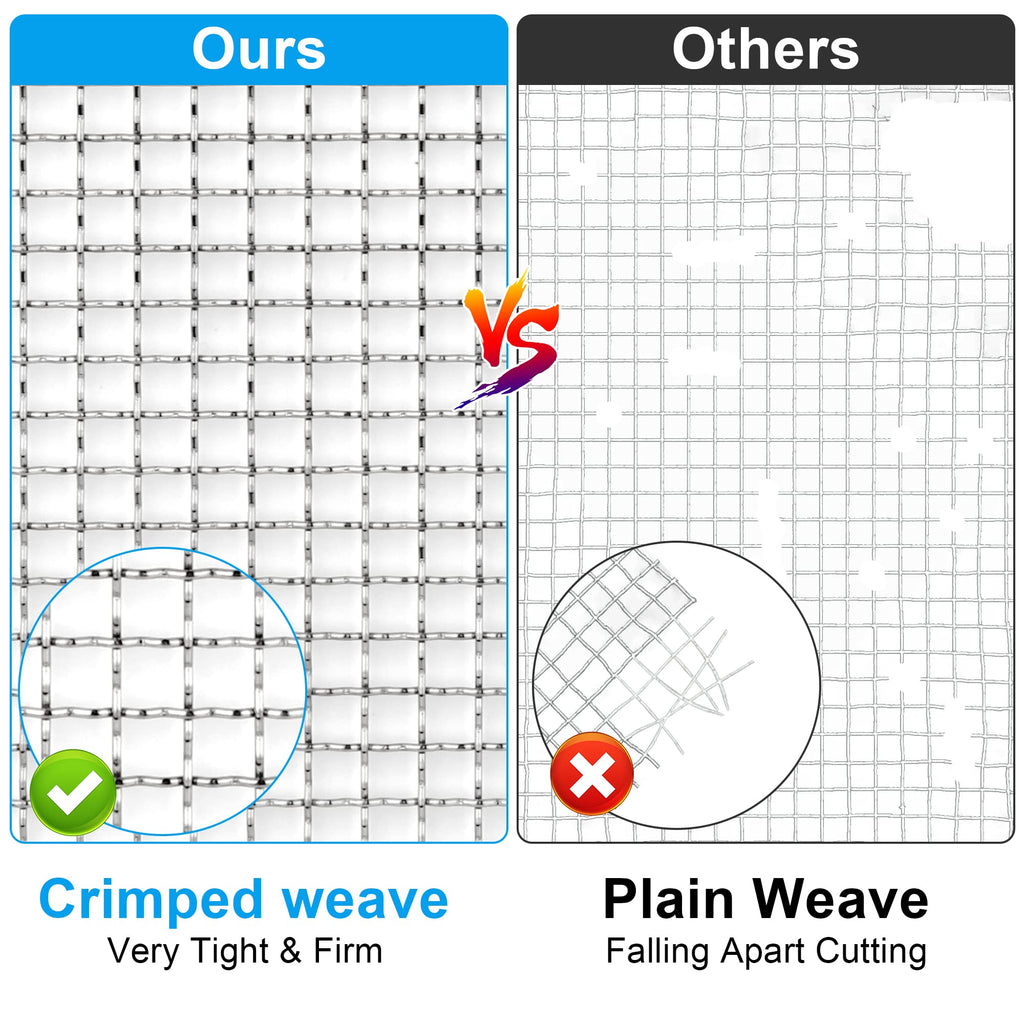 2Pack 5 Mesh 11 X 14.2 inch Crimped Mesh Screen F5804