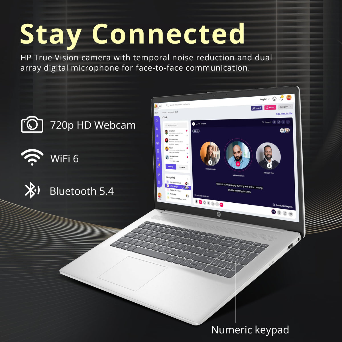 17.3" HD+ Touchscreen Laptop, AMD Ryzen 5, 16GB RAM, 1.5TB Storage, Silver A5621
