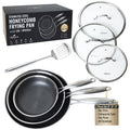 8/10/12" Stainless Steel Nonstick Pan Set L638813