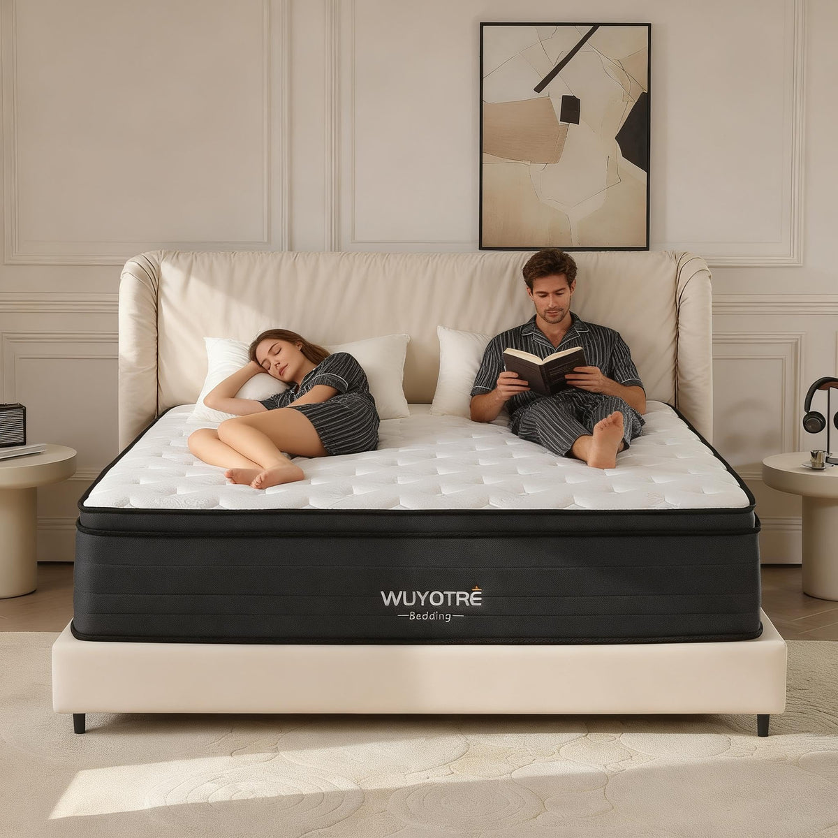 10 Inch Full Size Hybrid Pocket Spring Mattress A1752