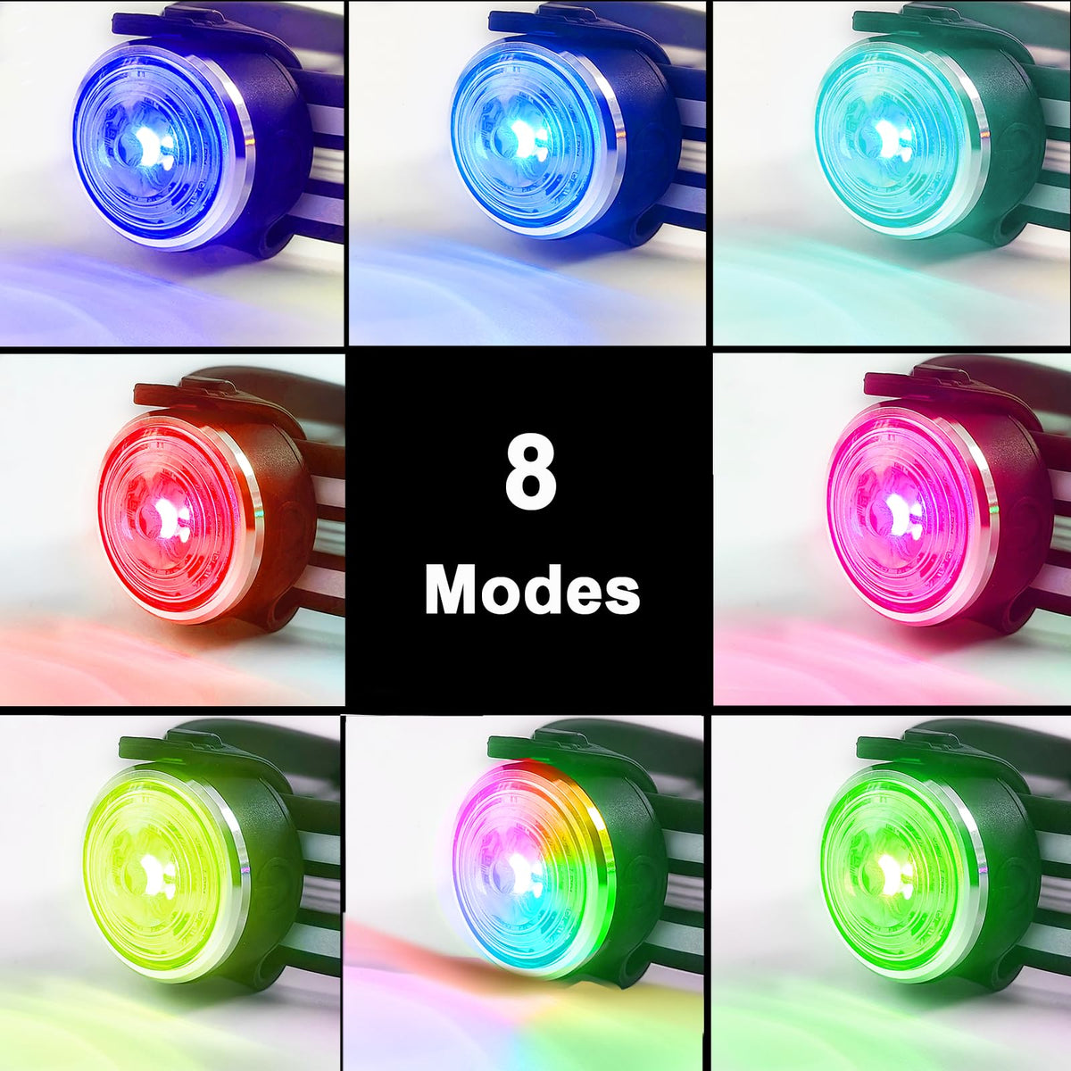 2-Pack Rechargeable Dog Collar Lights D127