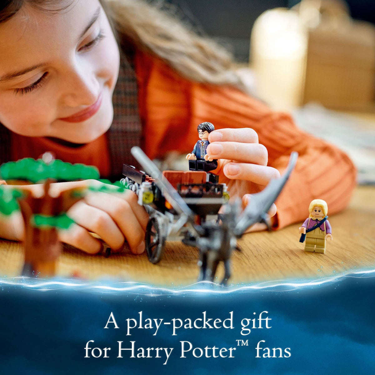 Building Toy Set with 2 Winged Horse Figures and Minifigure S898