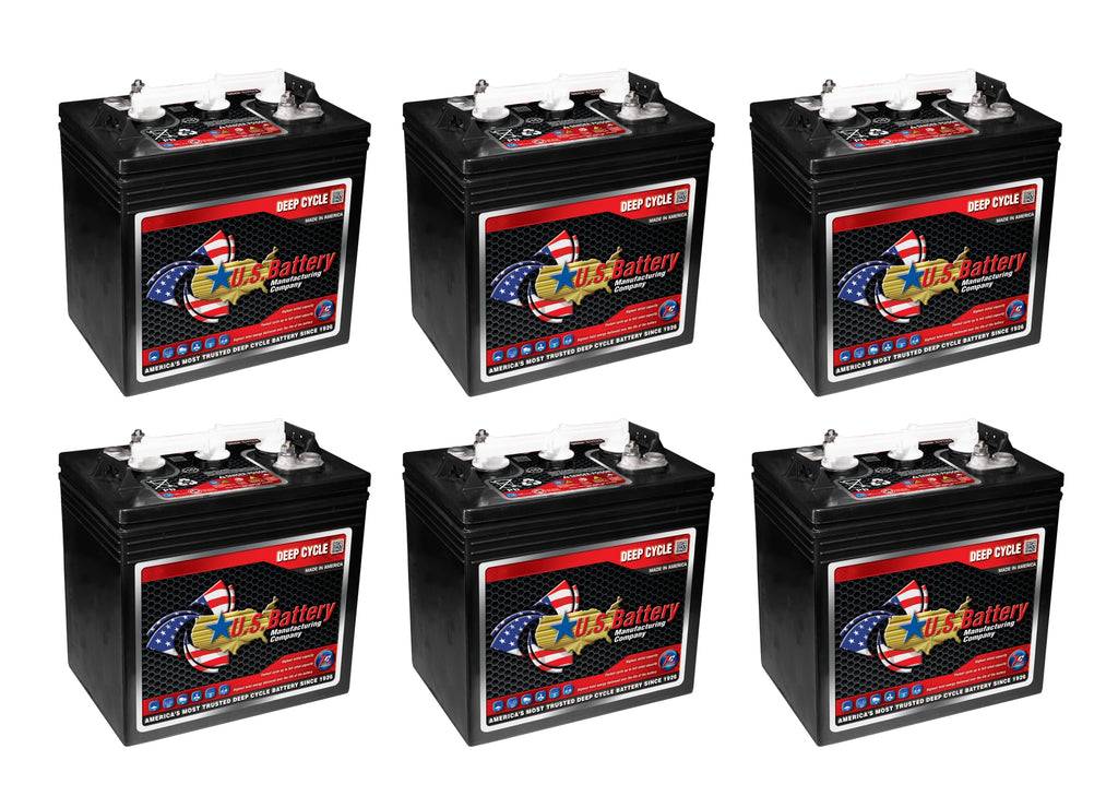 6V Deep Cycle Battery, Pack of 6 R451803