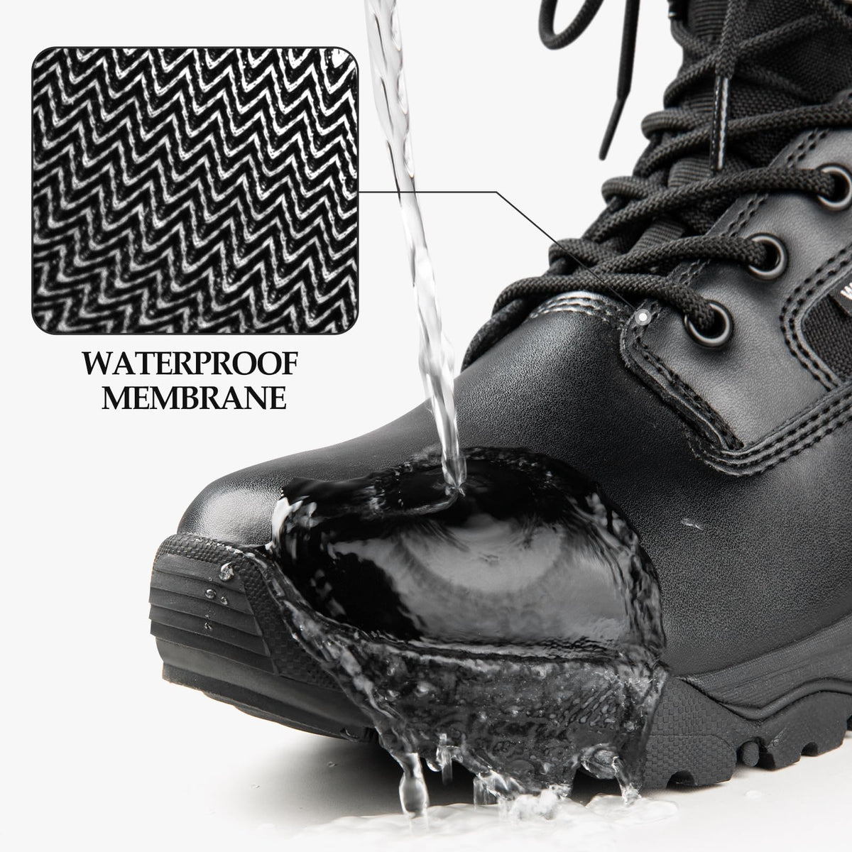 Lightweight Suede Leather Waterproof Work Boots G766