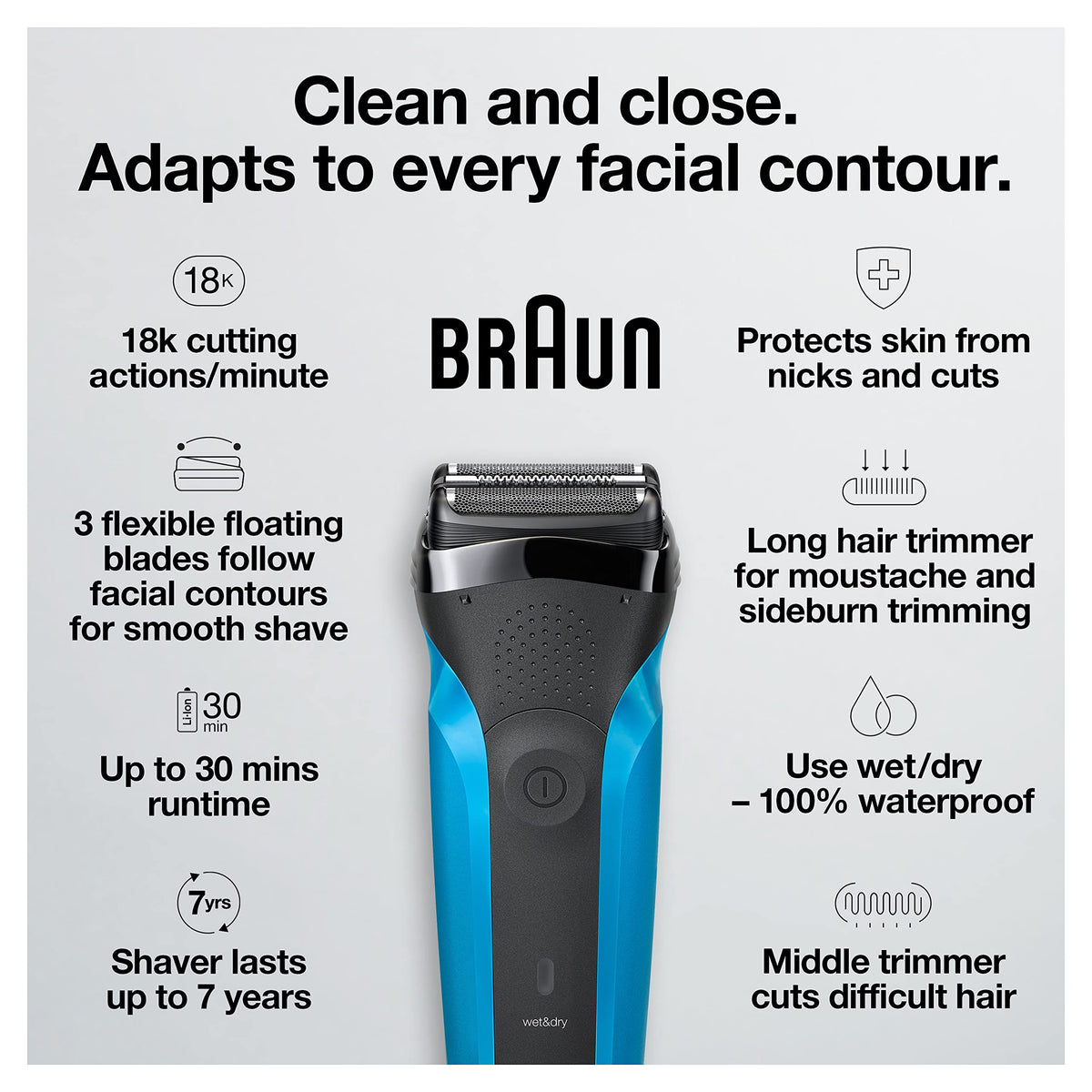 Wet & Dry Electric Shaver Z42697
