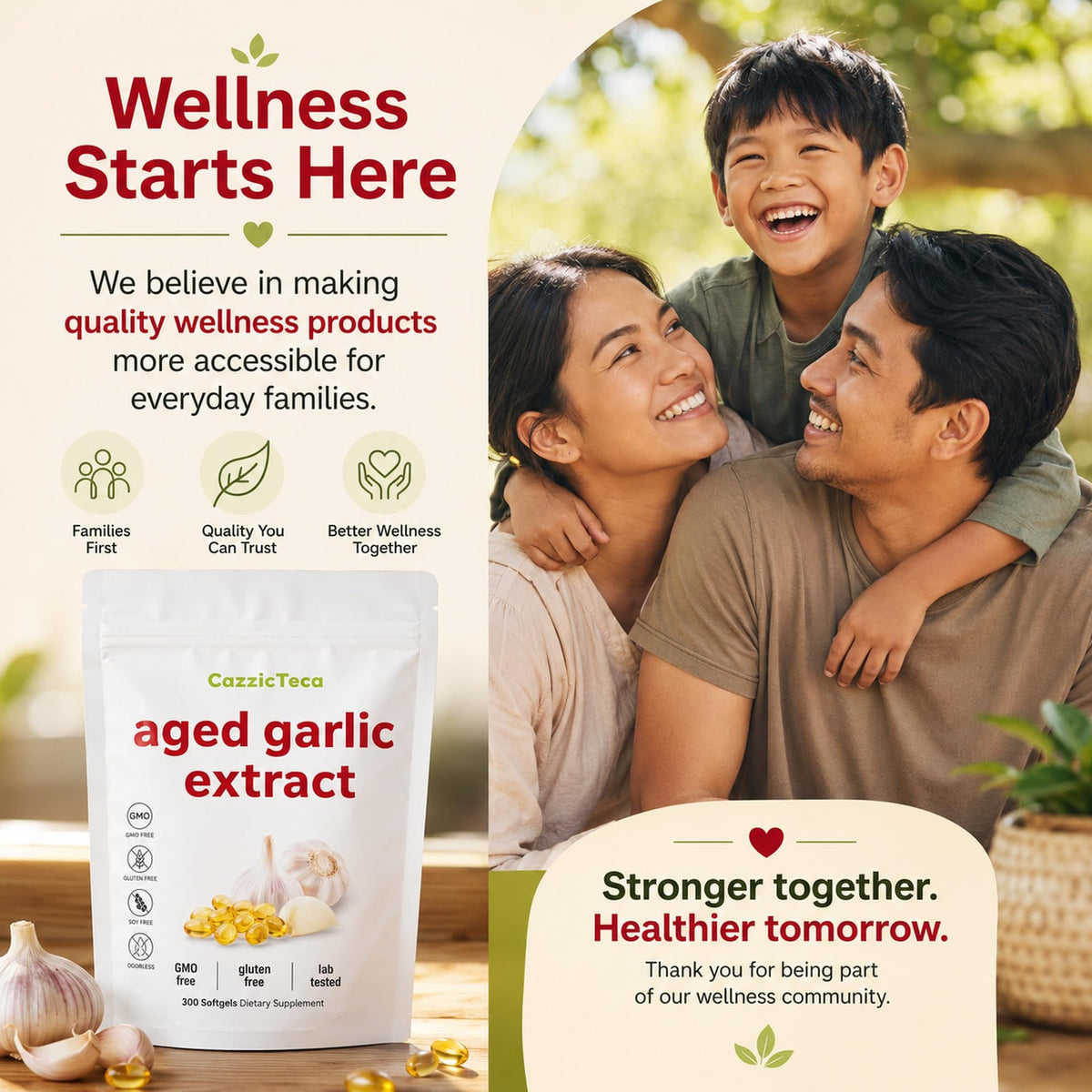 Odorless Organic Garlic Extract 7500mg 300 Softgels A670469