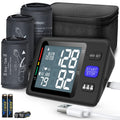 Blood Pressure Machine Upper Arm, 3 Size Cuffs, Automatic Digital BP Monitor, Large Backlit LCD N382