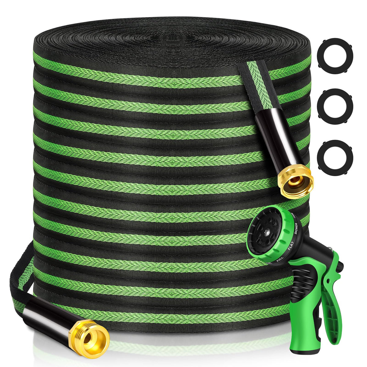 100 ft Flexible Non-Expanding Kink Free Garden Hose T648887