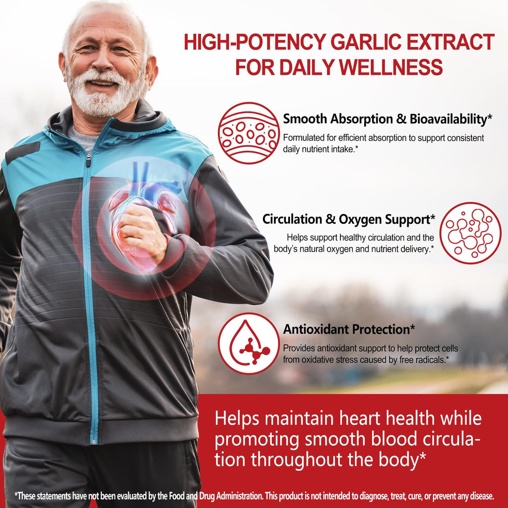 Aged Garlic Extract Capsules 7,500mg E942