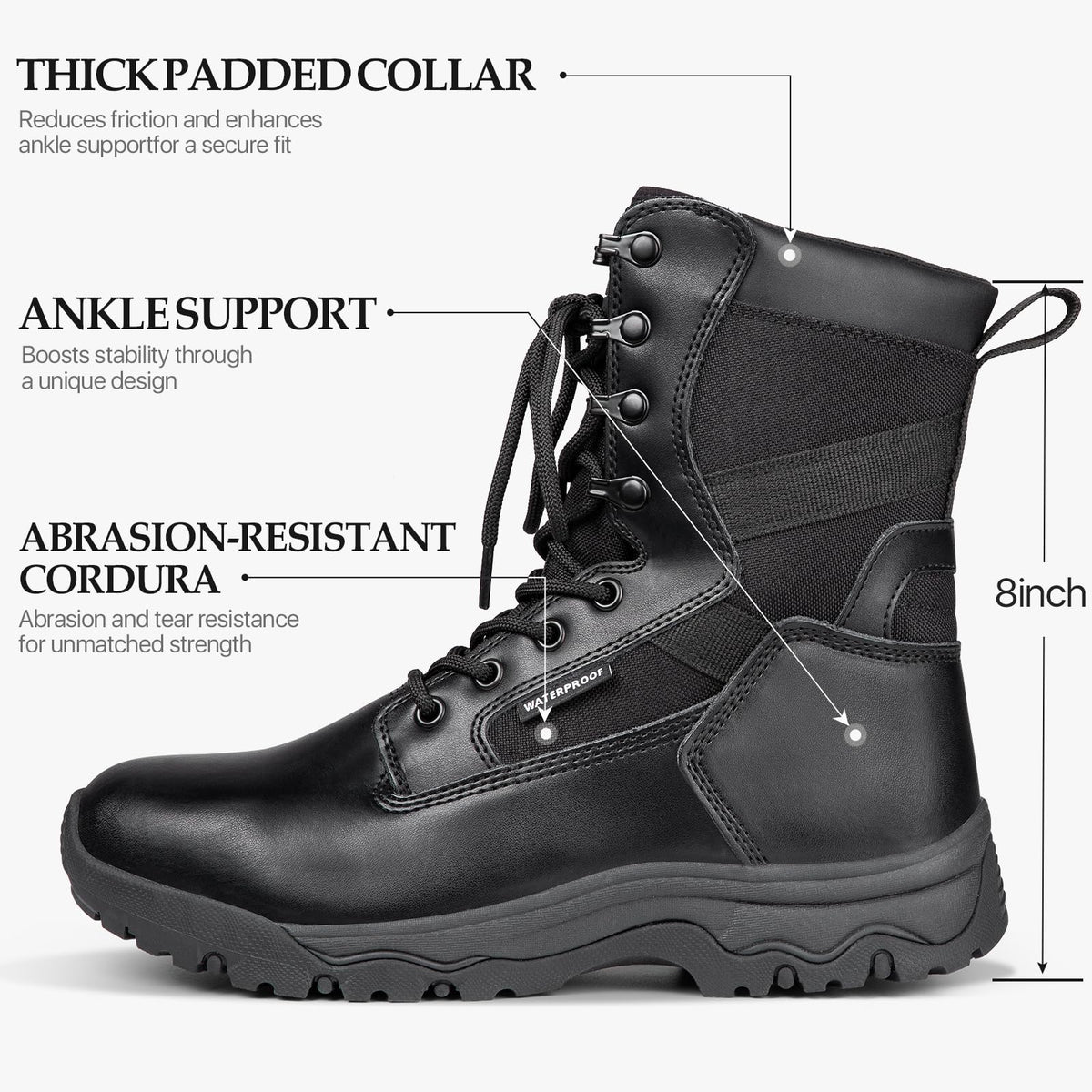 Lightweight Suede Leather Waterproof Work Boots G766