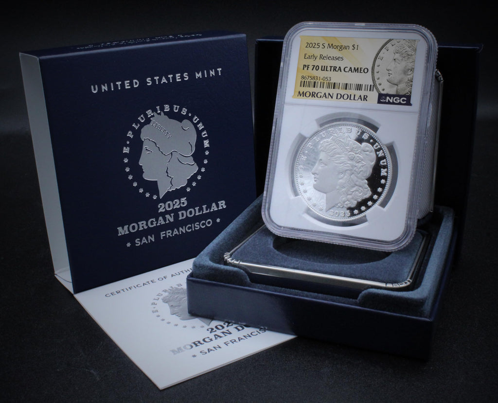American Silver Morgan Dollar Coin PF-70 Ultra Cameo U717396