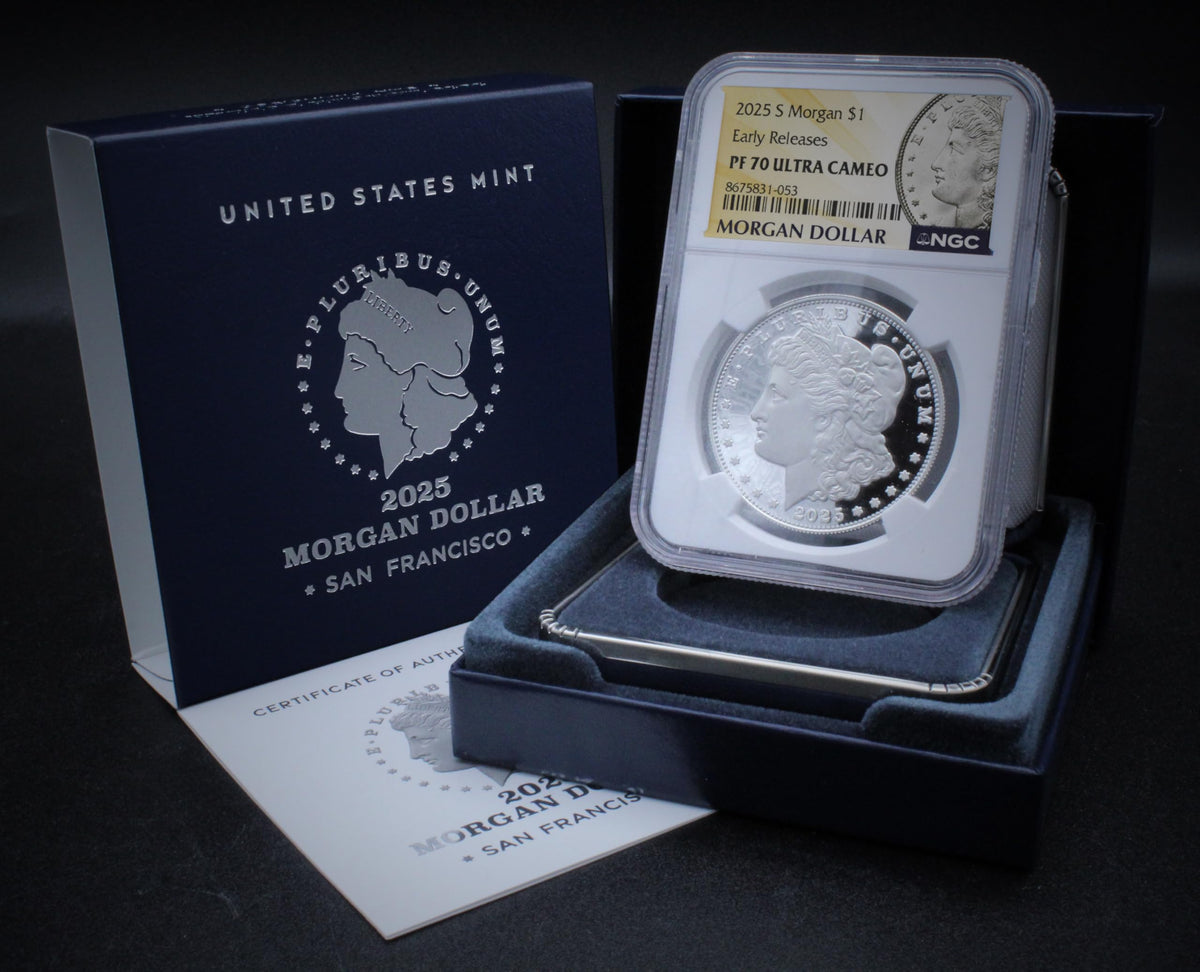 American Silver Morgan Dollar Coin PF-70 Ultra Cameo U717396