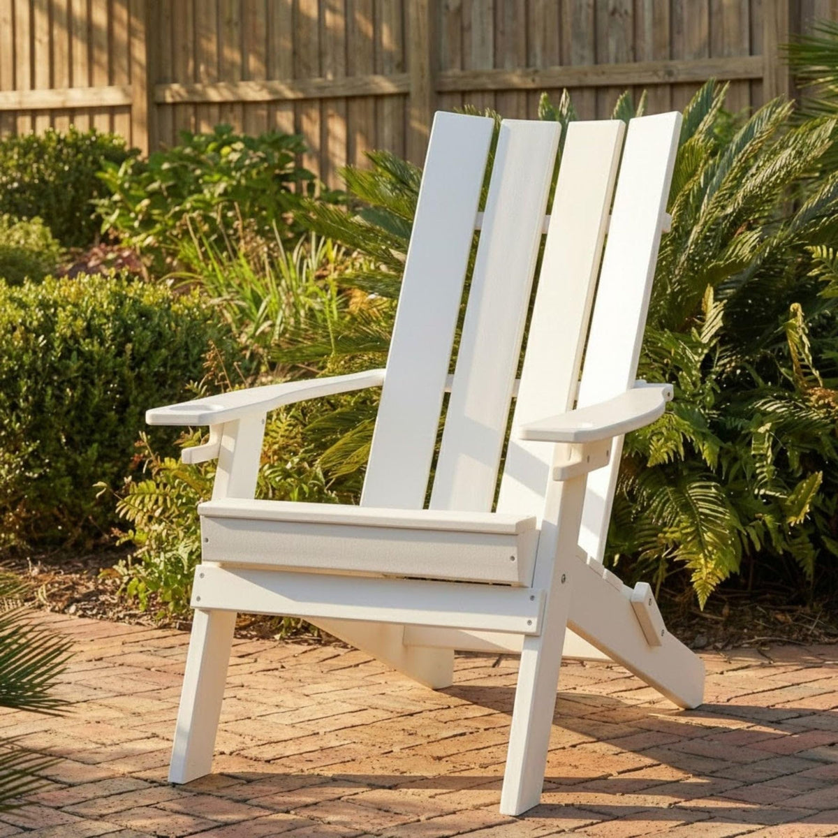 Folding Adirondack Chair with Cupholders F818