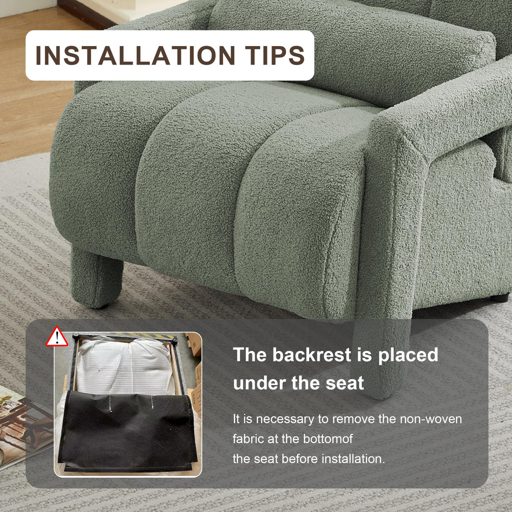 Green Accent Chair Set of 2 A785
