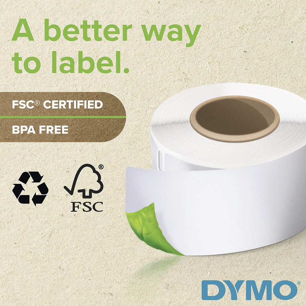 White Shipping Labels 2-1/8" x 4" 6 Rolls B848262
